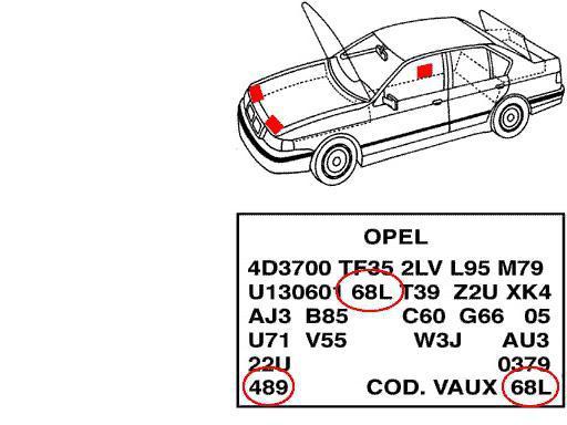 ถอดรหัสไวน์ Opel code