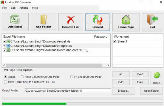 แปลง excel เป็น pdf