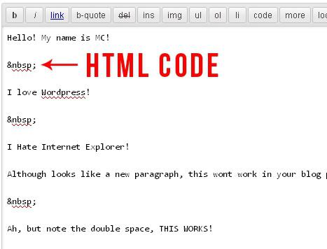 พื้นที่ใน html