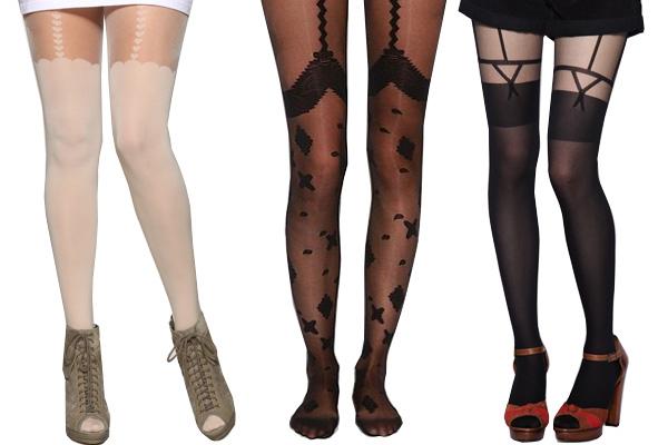 วิธีการสวมใส่ pantyhose กับการเลียนแบบรองเท้าบูท?