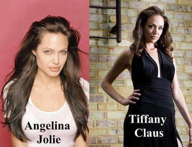 คู่ Angelina Jolie Tiffany Claus