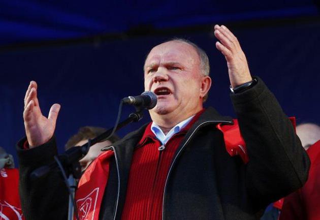 ชีวประวัติของ Gennady Zyuganov