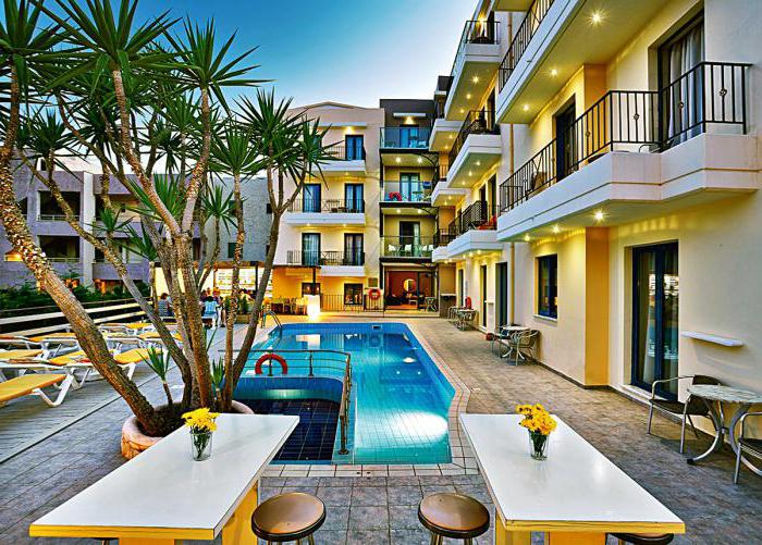 Manos Maria Hotel & Apartments 4 * (กรีซ, ครีต): รายละเอียด, สิ่งอำนวยความสะดวก, ความคิดเห็น