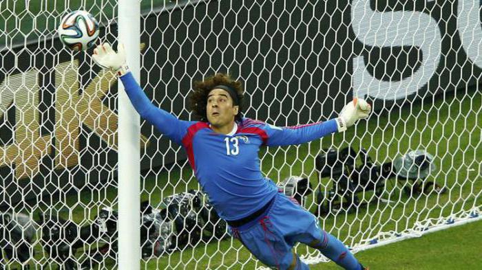 ผู้รักษาประตูเม็กซิกัน Guillermo Ochoa