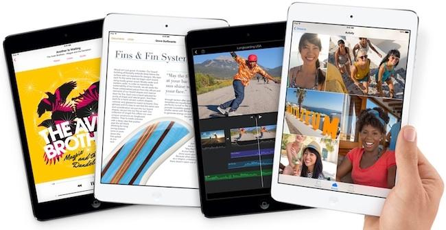 ข้อมูลจำเพาะของ Apple ipad mini