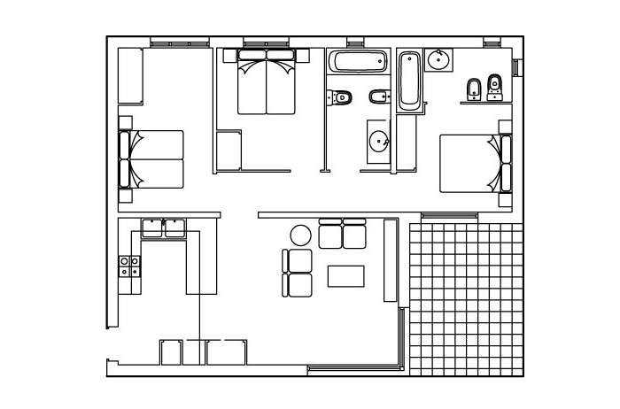 แผนผังที่ดินของอพาร์ทเม้น