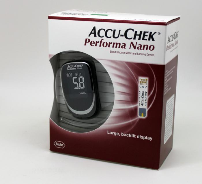 เครื่องวัดค่า Glucometers Accu-Chek Performa Nano